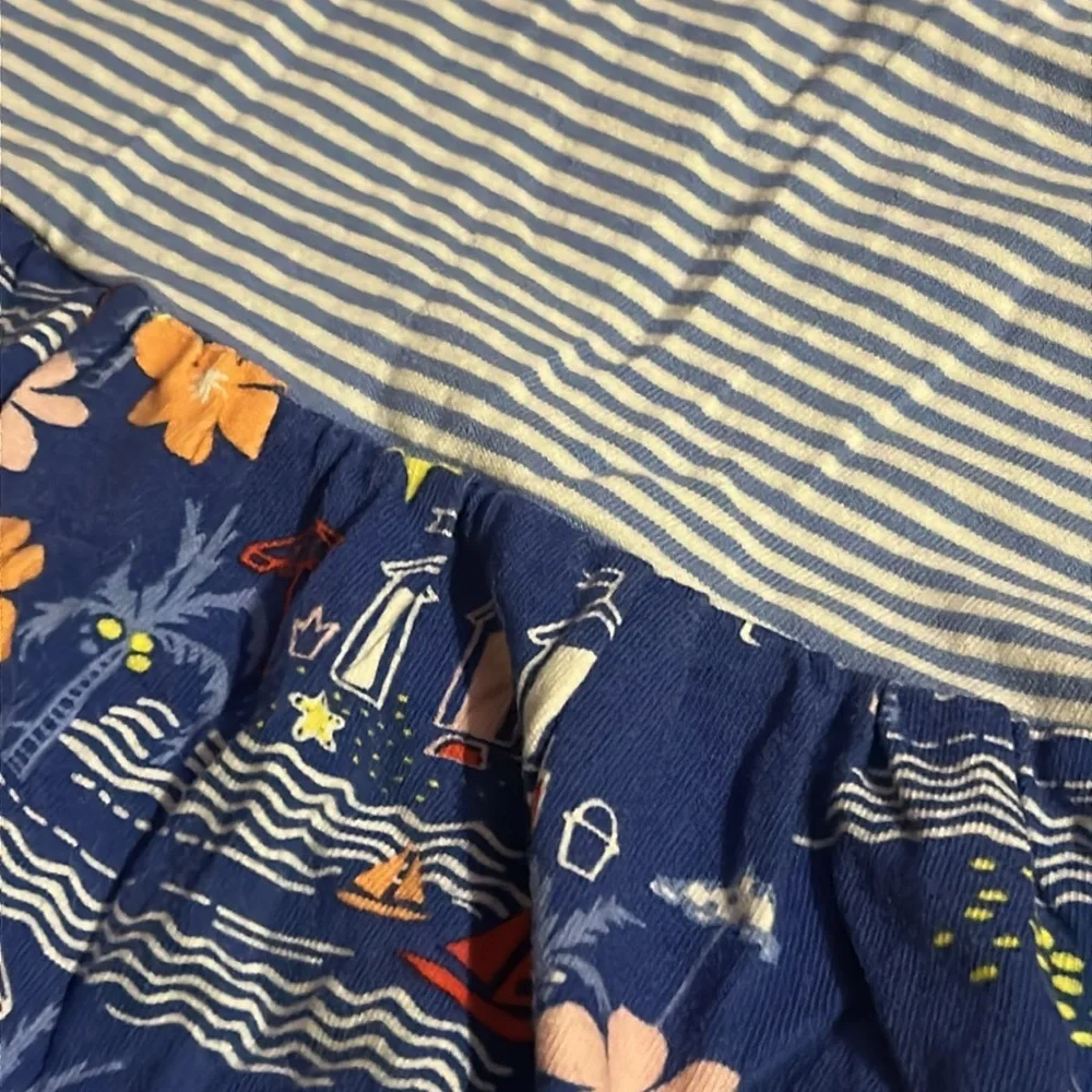 Gymboree Blue Striped Tunic Dress M (7-8)